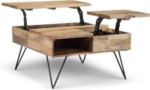 $389 SIMPLIHOME Hunter 32 Mango Coffee Table
