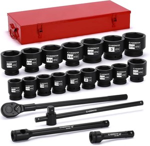 $300 CASOMAN 21-Piece 1 Drive Jumbo Socket Set