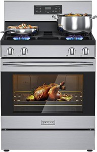 $1899 Empava Gas Range, 4.8 Cu.ft Oven, 30