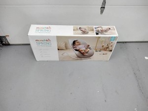Munchkin Spring 2-in-1 Baby Bouncer and Rocker, Gray, Boxed