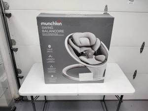 Munchkin Bluetooth Baby Swing - Digital Touch Display, 5 Motion Ranges, Open Box
