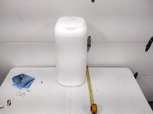 Playtex Baby Diaper Genie Expressions Diaper Pail - White, Refill Installed