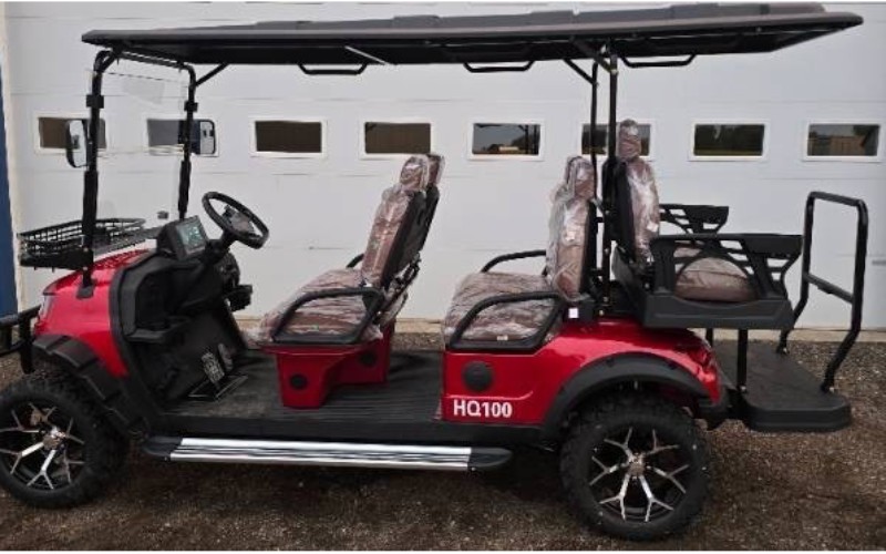 2026 SDLANCH 6-Person Electric Golf Cart (HQ100) - Red