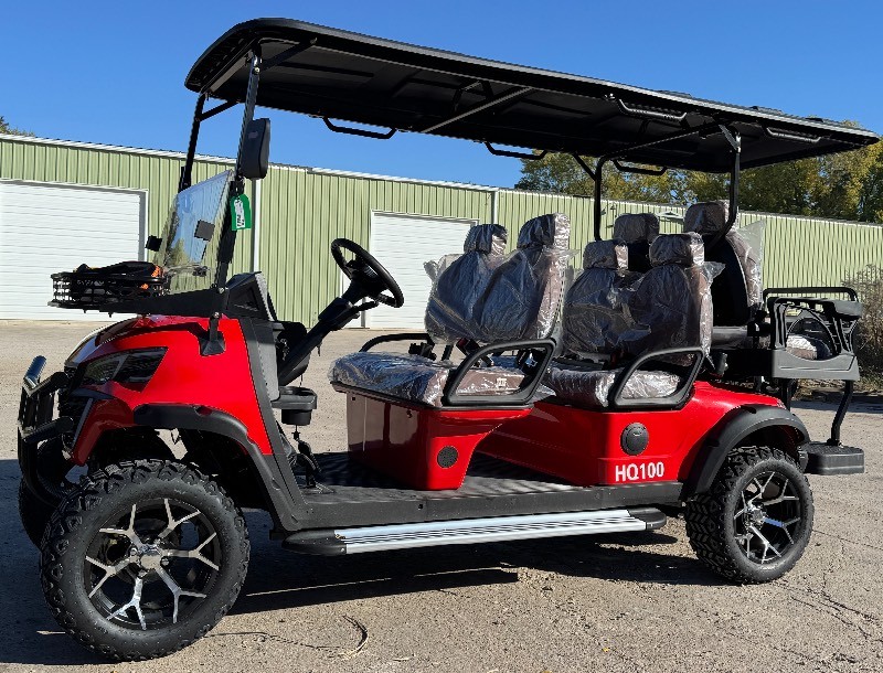 2026 SDLANCH 6-Person Electric Golf Cart (HQ100) - Red