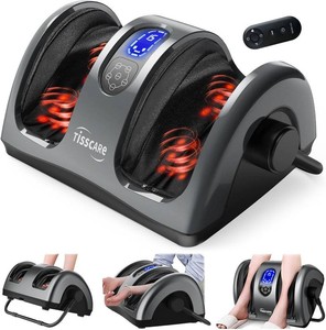 $200 TISSCARE Shiatsu Foot Massager with Heat, FSA Eligible HSA Foot Massager for Plantar Fasciitis, Neuropathy, Circulation and Pain Relief, Massage Feet at HomeOffice, Gift for Men and Women