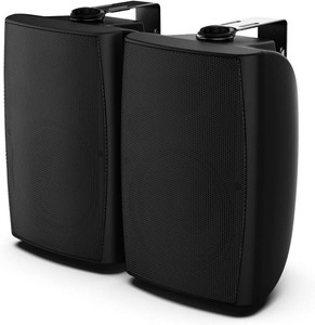 $200 STUDIOFINIX 8-Inch Woofer 600W Passive Outdoor Speakers Wired, Large Wall-Mount Size(10.6x9.4x16.33 11.4lbs Each), IP44 Waterproof All-Weather for Commercial Areas, Spacious Backyards Pair