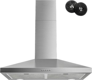 $130 FIREGAS Wall Mount Range Hood 30 Inch,450 CFM,Stainless Steel