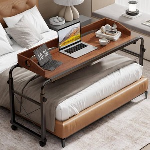 BYMECOST Laptop Desk for Bed, Adjustable Height & Length Laptop Bed Table
