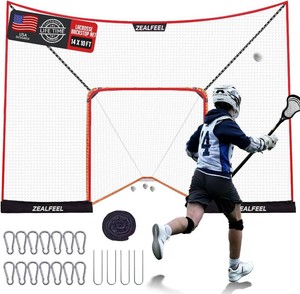 ZEALFEEL Lacrosse Backstop Net 14x10FT, Extra-Large Shooting Coverage