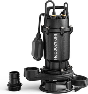 $260 Aquastrong 1 HP Sewage Grinder Pump, 115V 4200 GPH SewageEffluent Pump
