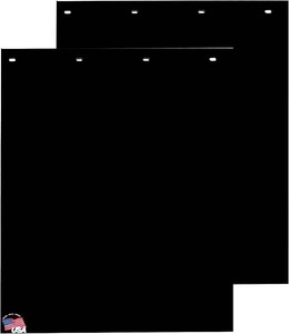 Buyers Products RC30PPB 24 x 24 Inch Black Polymer Mud Flaps, 2 Pack