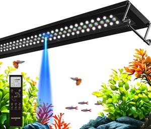 GLOWRIUM 18-23in Freshwater Fish Tank Light, LED Aquarium Light with Moon