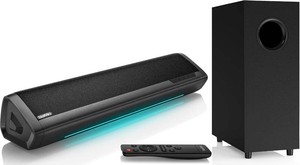 Saiyin Sound Bar with Subwoofer, Home Theater Surround System for TV PC