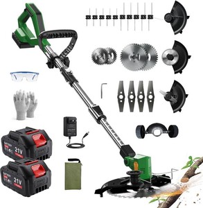 $120 Cordless String Trimmer with 2 Battery & Charger, 4 in 1 Weed Wacker