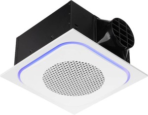 12 Bathroom Exhaust Fan with Light Ultra Quiet Ventilation Fan Combo 1.0 Sone 220CFM 10x10 Mount (Induction)