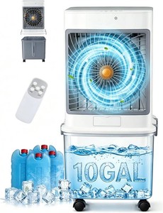 $160 Swamp Coolers with 10 GAL Water Tank, Portable Air Conditioners Windowless