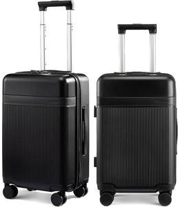 LOVEVOOK Hard Shell 24 Inch Carry On Luggage with Removable Lining,Large Capacity Carry On Suitcase with Wheels Lock,Lightweight Airline TSA Approved Checked Luggage for Men Women Travel Business Trip