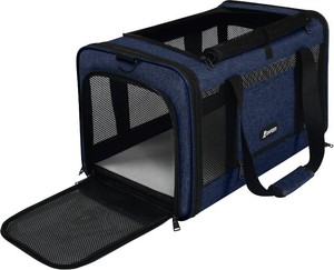 GAPZER Cat Carrier 18x11x11 United Airline Approved, Soft Pet Flying Kennel