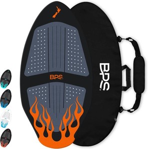 BPS New Zealand Flame Wooden Skimboard for All Ages