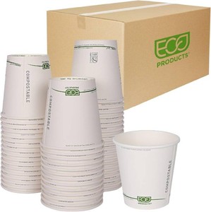 $141 ECO PRODUCTS GreenStripe Disposable Paper Hot Cups, 10 oz, 180 Count