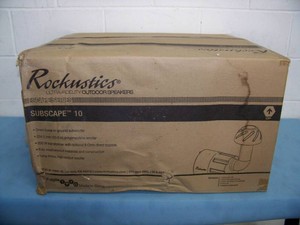 Rockustics Subscape 10 Outdoor 10 In-Ground Band-Pass Subwoofer - NEW IN BOX