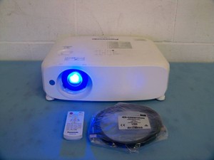 Panasonic PT-VX610 5,500 Lumen XGA 3-LCD Projector with Remote Control and HDMI Cable