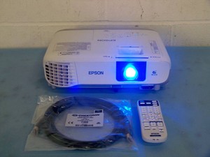 Epson PowerLite 108 (H860A) XGA 3,700 Lumen Home Theater Projector with Remote Control and HDMI Cable