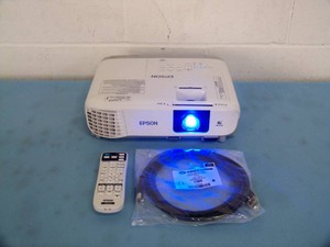 Epson PowerLite 108 (H860A) XGA 3,700 Lumen Home Theater Projector with Remote Control and HDMI Cable