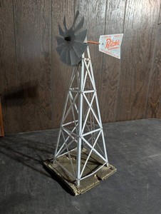 Vintage Ritchie Automatic Livestock Fountains Windmill Display