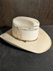 Straw Western Hat Size 7 14 Made in Mexico