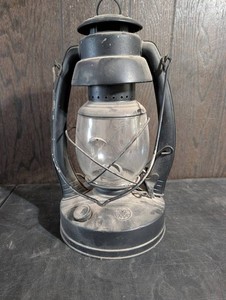 Vintage R.E. Dietz Railroad-Style Kerosene Lantern