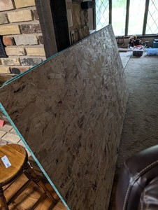 Large Rectangular OSB Wood Panel Lot of 5