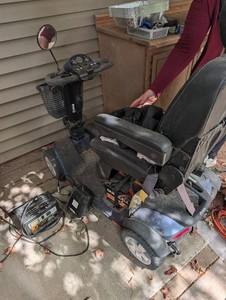 Pride Four-Wheel Mobility Scooter With Charger