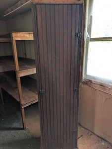 Wooden Tall Storage Cabinet With Shelves