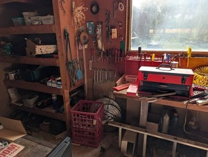 Mixed Workshop Tool, Hardware & Toolbox Assortment