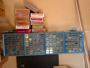 Mixed Lot Hardware Drawer Organizers & Cigar Boxes