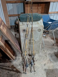 Fishing Rods With Spinning Reels (Lot of 4)