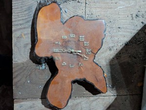 Butterfly-Shaped Analog Clock