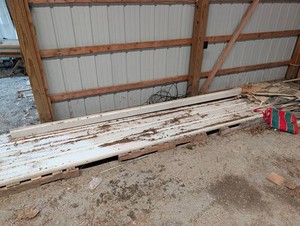 White Corrugated Metal Roofing Panels
