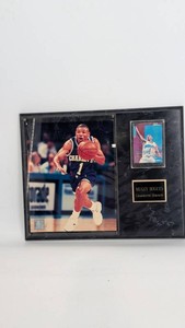 Muggsy Bogues Charlotte Hornets Framed Basketball Display