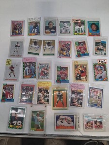 Vintage Football Card Collection - Joe Montana, John Elway & More (Lot of 27)