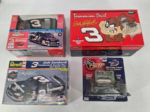 Vintage Dale Earnhardt NASCAR Model Kits & Die-Cast Mixed Lot