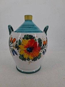 Tay GFS Floral Ceramic Lidded Vessel
