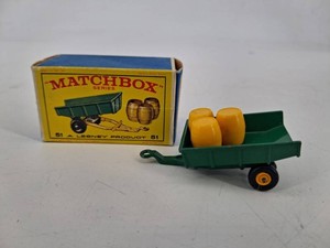 Vintage Matchbox Lesney Series 51 Tipping Trailer