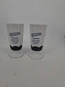 Oreo Ceramic Milkshake Glasses Pair