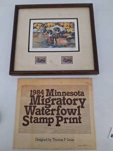 Vintage 1984 Thomas F. Gross Waterfowl Print 38754000