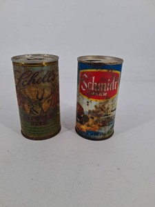 Vintage Schmidt & Schells Export Beer Cans (Lot of 2)
