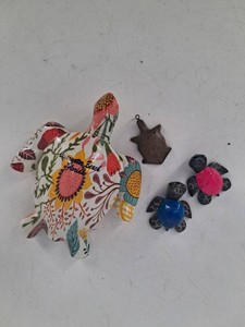 Clearwater Beach Turtle Decor Mixed Lot (Lot of 4)