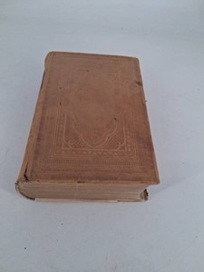 Antique Danish Bible 1891 Christiania Leather-Bound