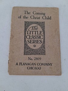 Antique 1920 the Coming of the Christ Child Booklet